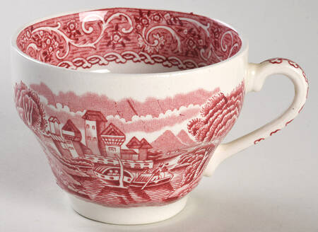Canterbury Red Flat Cup