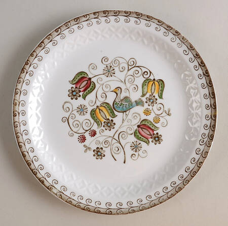 English Partridge Salad Plate