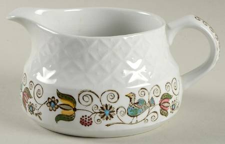 English Partridge Gravy Boat