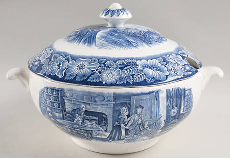 Liberty Blue Tureen &  Lid