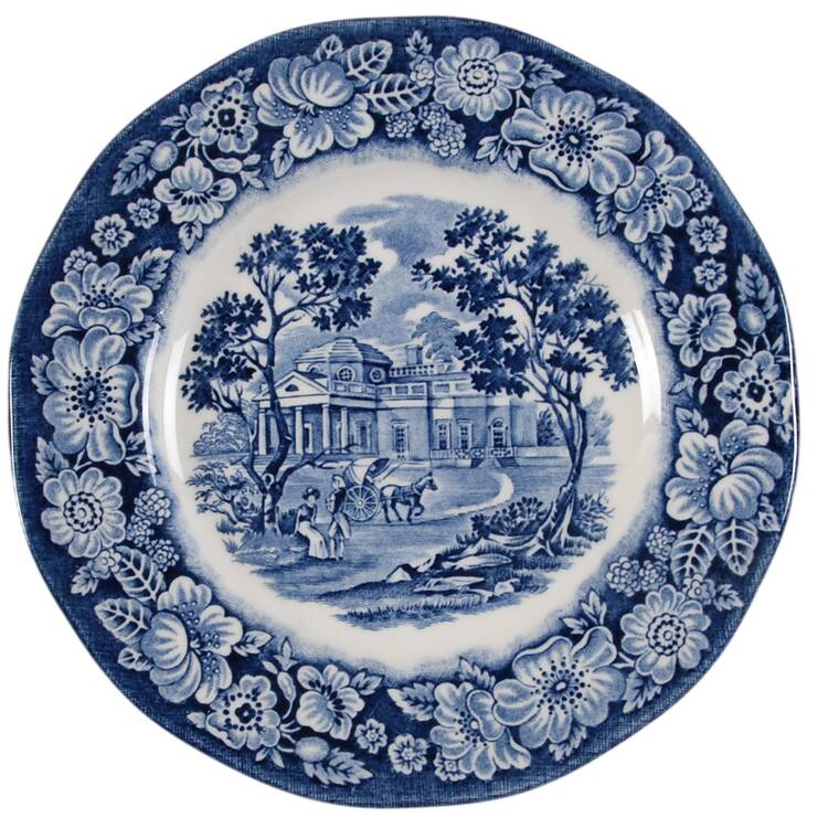 Liberty Blue Bread & Butter Plate