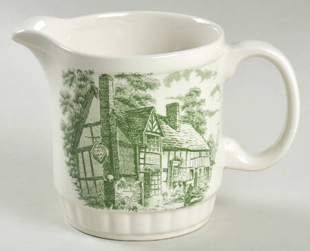 Old Inns Series Green Creamer
