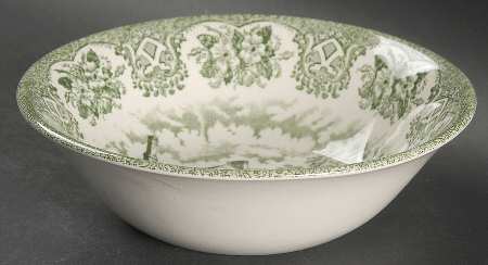 Old Inns Series Green Coupe Cereal Bowl