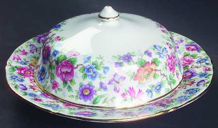 Springtime Round Covered Butter