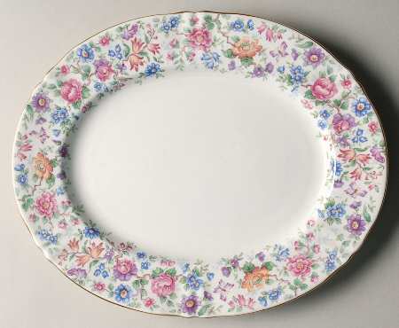 Springtime 11" Oval Serving Platter