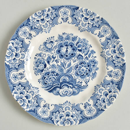 Sudbury Square Blue Bread & Butter Plate