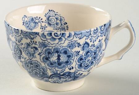 Sudbury Square Blue Flat Cup