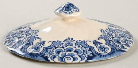 Sudbury Square Blue Lid for Sugar Bowl