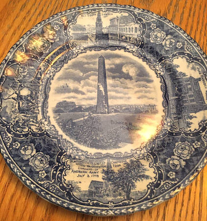 Ye Olde Historical Pottery Luncheon Plate