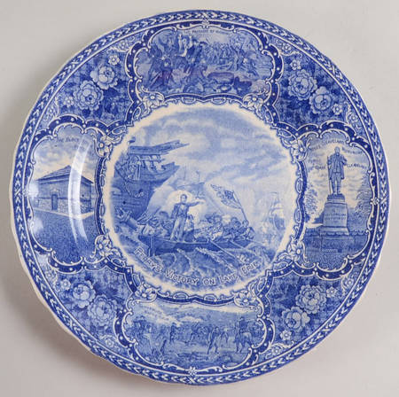 Ye Olde Historical Pottery Luncheon Plate