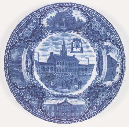 Ye Olde Historical Pottery Salad Plate
