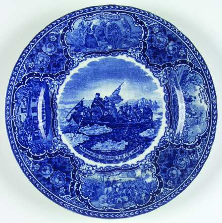 Ye Olde Historical Pottery Luncheon Plate