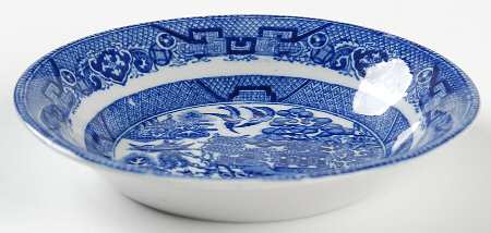 Ye Olde Willow Blue Fruit/Dessert (Sauce) Bowl