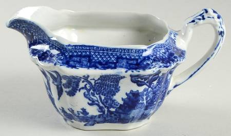 Ye Olde Willow Blue Creamer