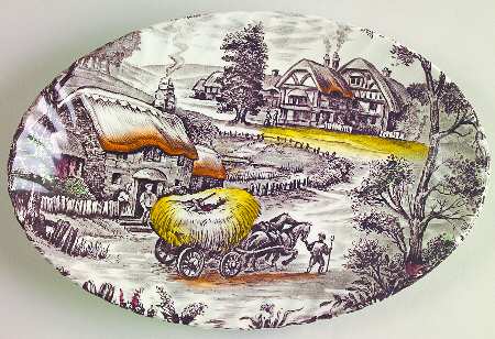 Yorkshire Multicolor Relish/Gravy Underplate