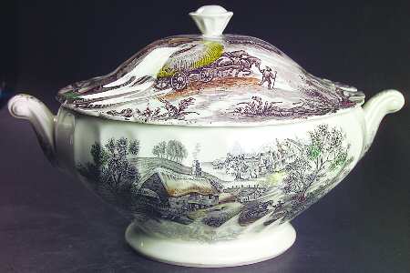 Yorkshire Multicolor Tureen &  Lid