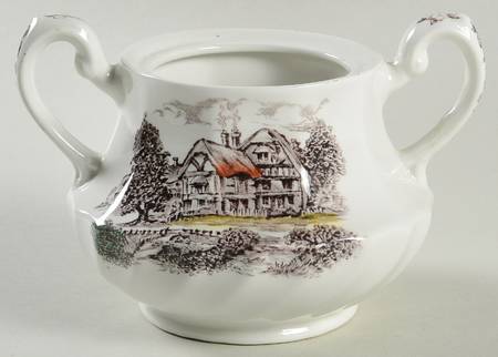 Yorkshire Multicolor Sugar Bowl No Lid