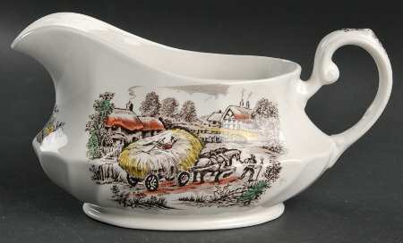 Yorkshire Multicolor Gravy Boat