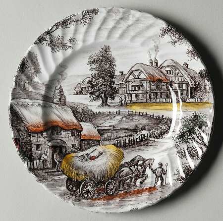 Yorkshire Multicolor Bread & Butter Plate