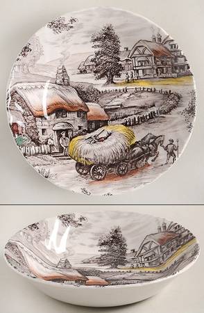 Yorkshire Multicolor Fruit/Dessert (Sauce) Bowl