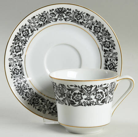Avalon Flat Cup & Saucer Set