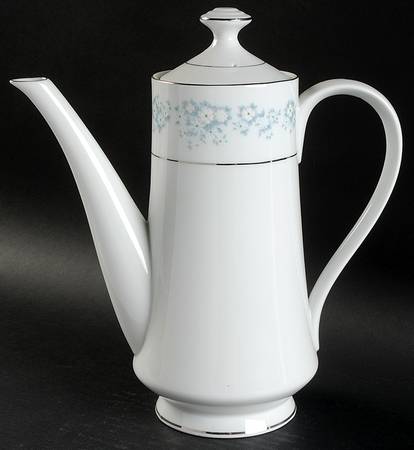 Damask (Rim Shape) Coffee Pot & Lid