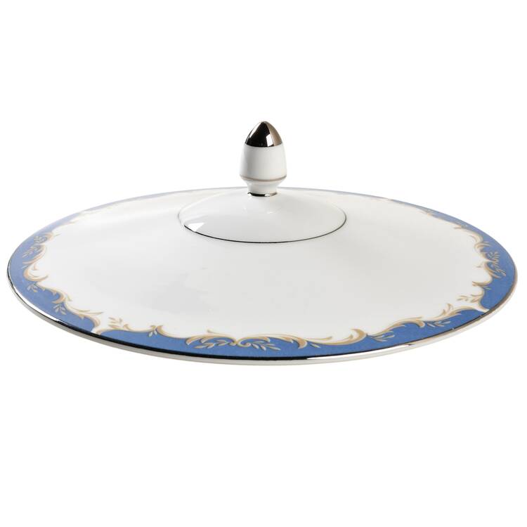 Dynasty Blue Lid for Round Vegetable