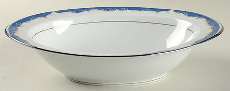 Dynasty Blue 11" Oval Vegetable Bowl