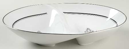 Granada 11" Oval Divided Vegetable Bowl