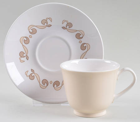 Juno Footed Cup & Saucer Set