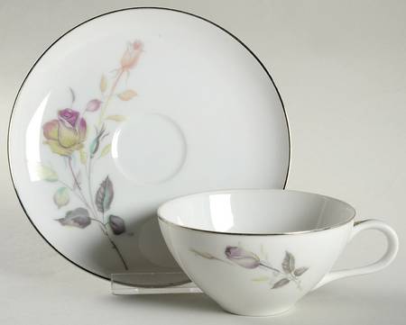 Lori Flat Cup & Saucer Set