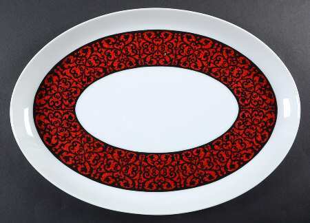 Mardi Gras 14" Oval Serving Platter