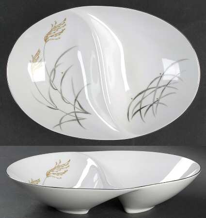 Meadowlane Oval Divided Vegetable Bowl