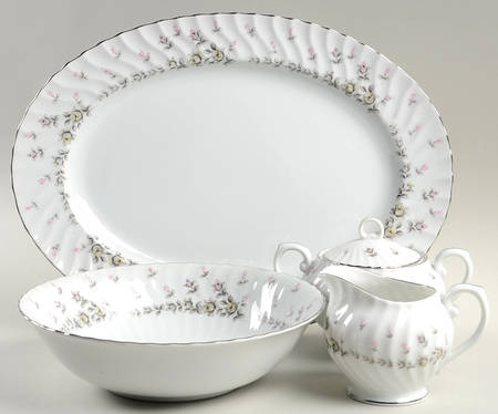 Picardy (Platinum) 5 Piece Hostess Set