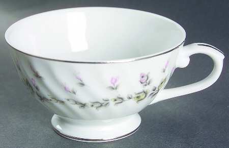 Picardy (Platinum) Footed Cup