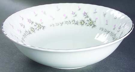 Picardy (Platinum) 9" Round Vegetable Bowl