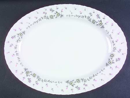 Picardy (Platinum) 16" Oval Serving Platter