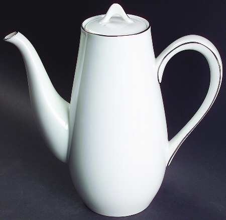Platinum Ring Coffee Pot & Lid