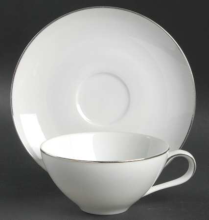 Flat Cup & Saucer Set