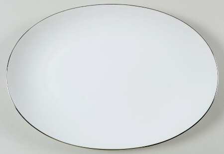 Platinum Ring 12" Oval Serving Platter