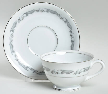 Footed Cup & Saucer Set