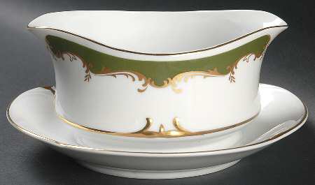 Regency Gravy Boat with Attached Underplate