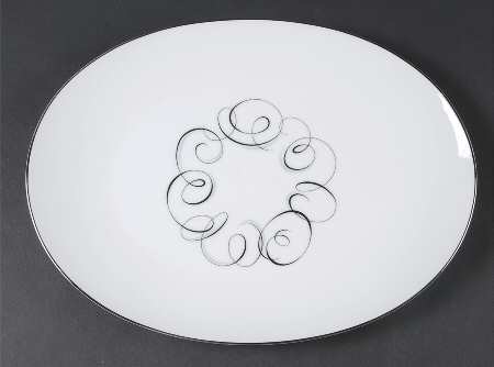 Rhythm 14" Oval Serving Platter