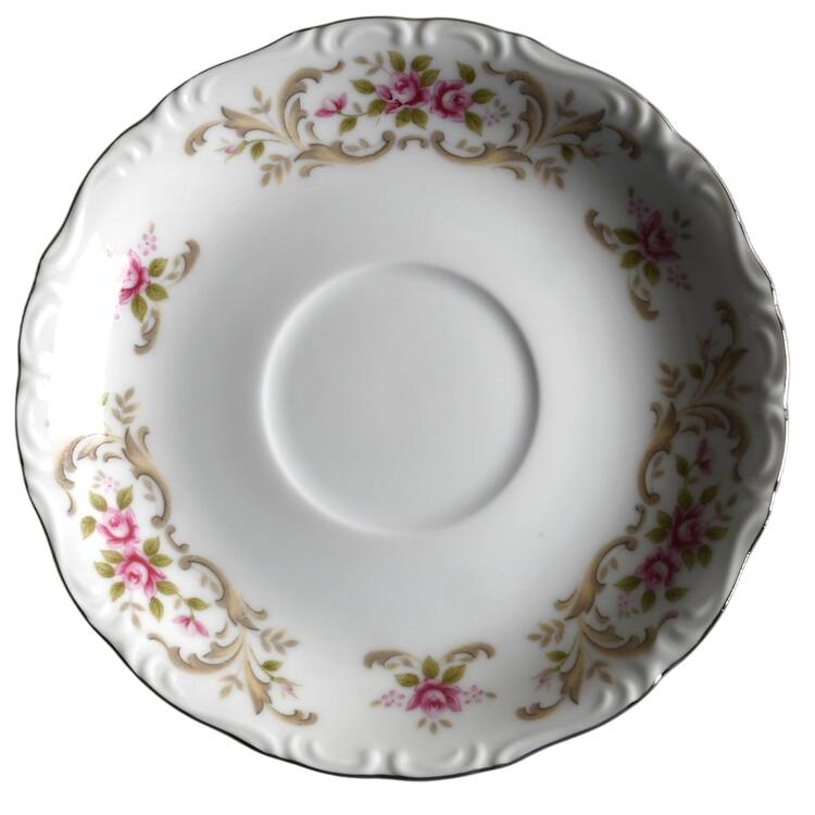 Rose Baroque Saucer