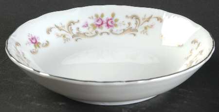 Rose Baroque Fruit/Dessert (Sauce) Bowl