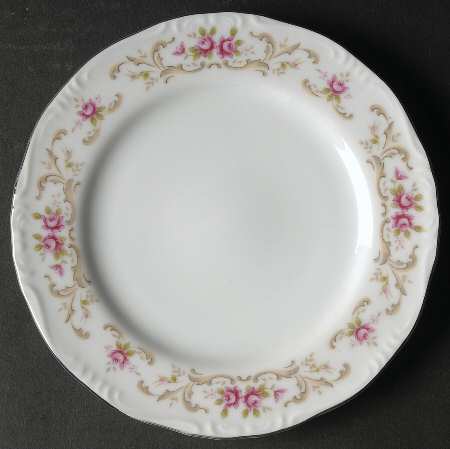 Rose Baroque Bread & Butter Plate