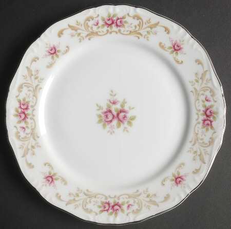 Rose Baroque Salad Plate