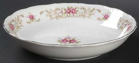 Rose Baroque Coupe Soup Bowl