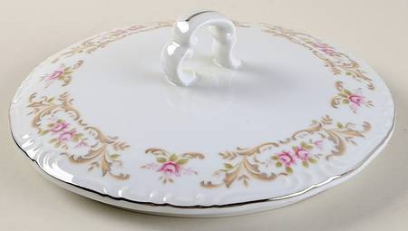 Rose Baroque Lid for Round Vegetable