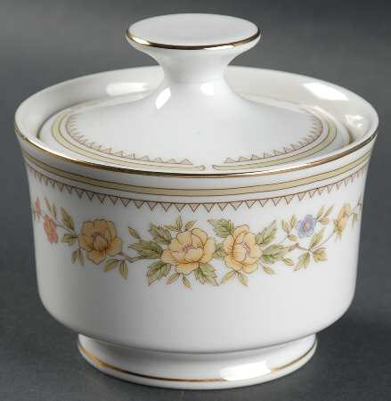 Rose Garden Sugar Bowl & Lid